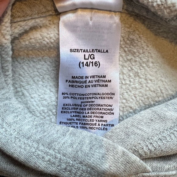 Adidas Hooded Color Block Sweatshirt Youth Boys Large 14-16 SALE 4/$20 - Picture 5 of 6